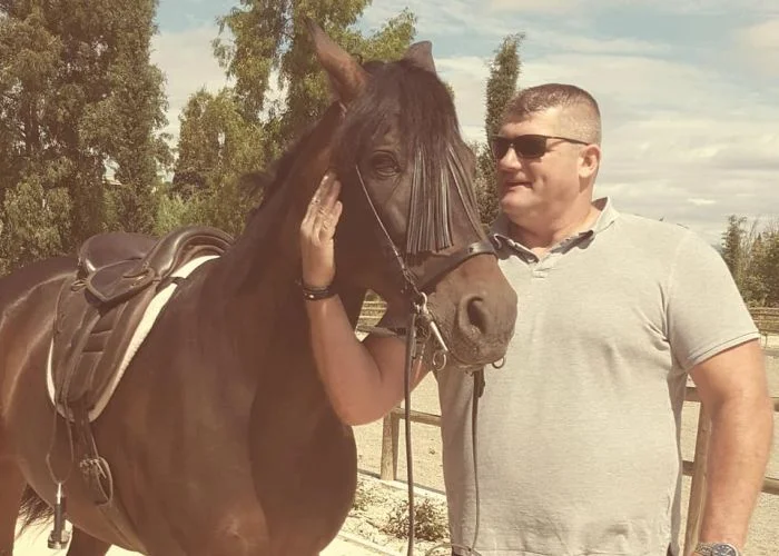Buiten Rit Paard