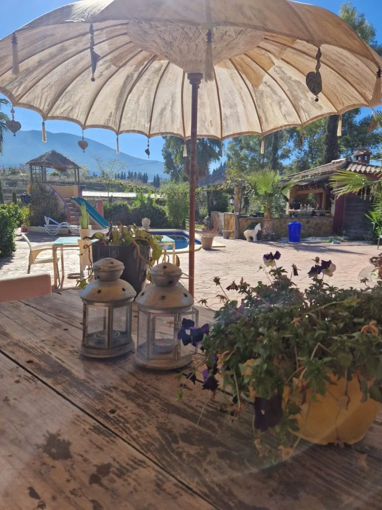 Terrasse und Pool